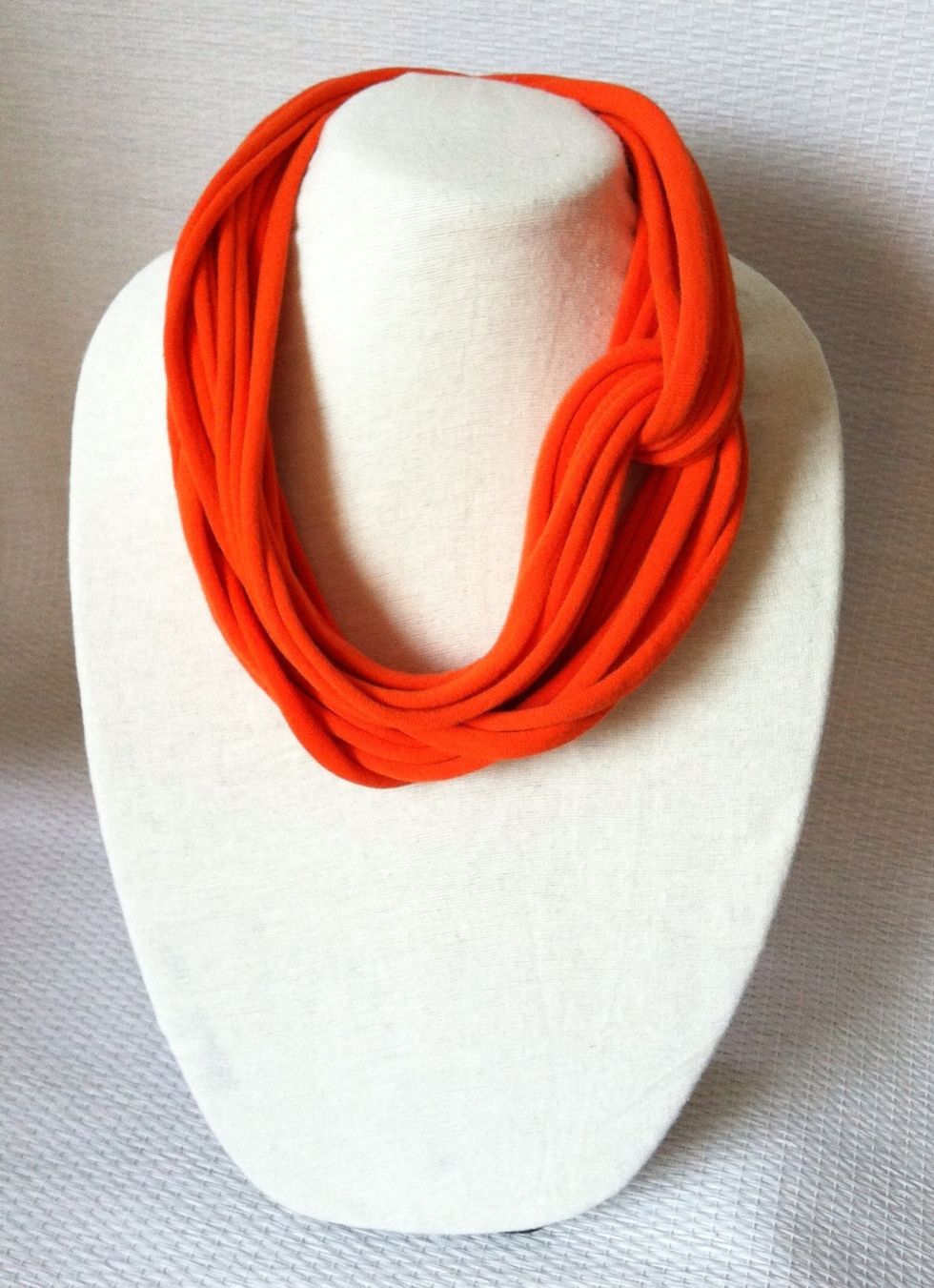 The Chain - Check out how to get this look with your MonkeyTeeMonkeyDo infinity t-shirt necklace scarf.