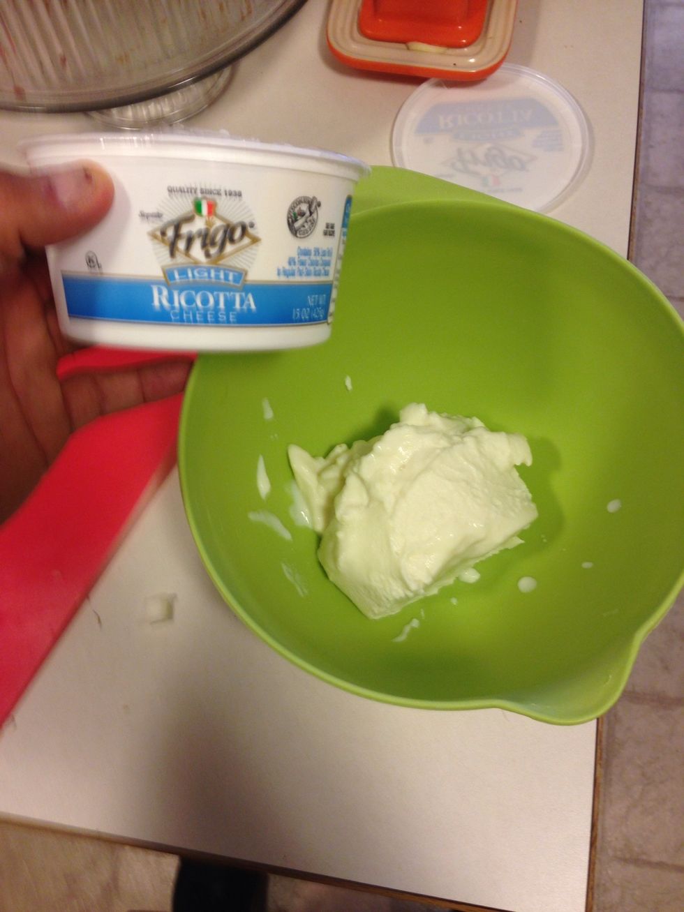 The cheese, this container was right about 3 cups