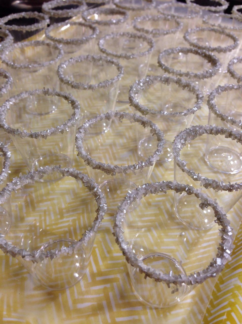 The chocolate will set very quickly. I always place on a tray so they can be moved all at once.