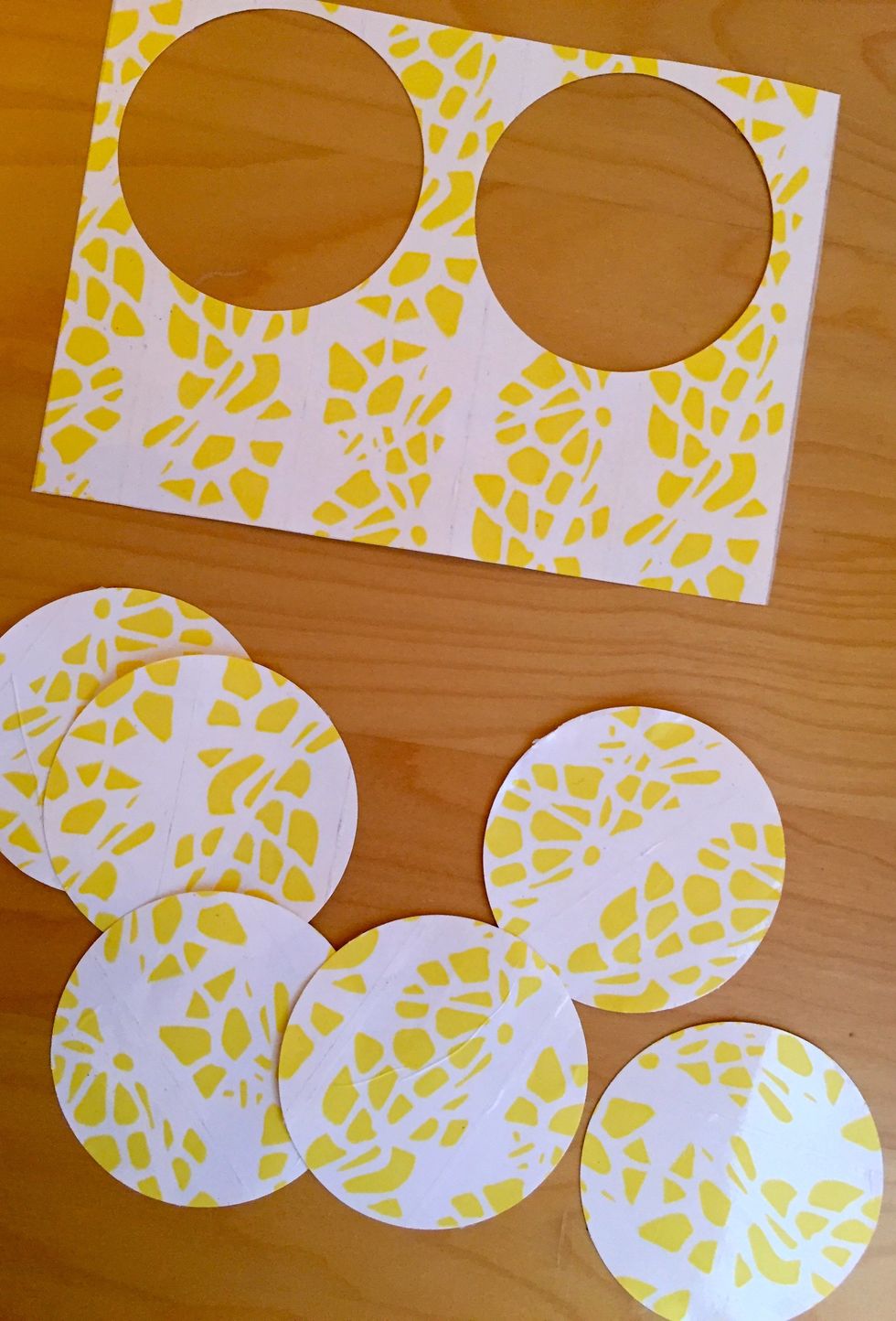 The circles will look something like this.