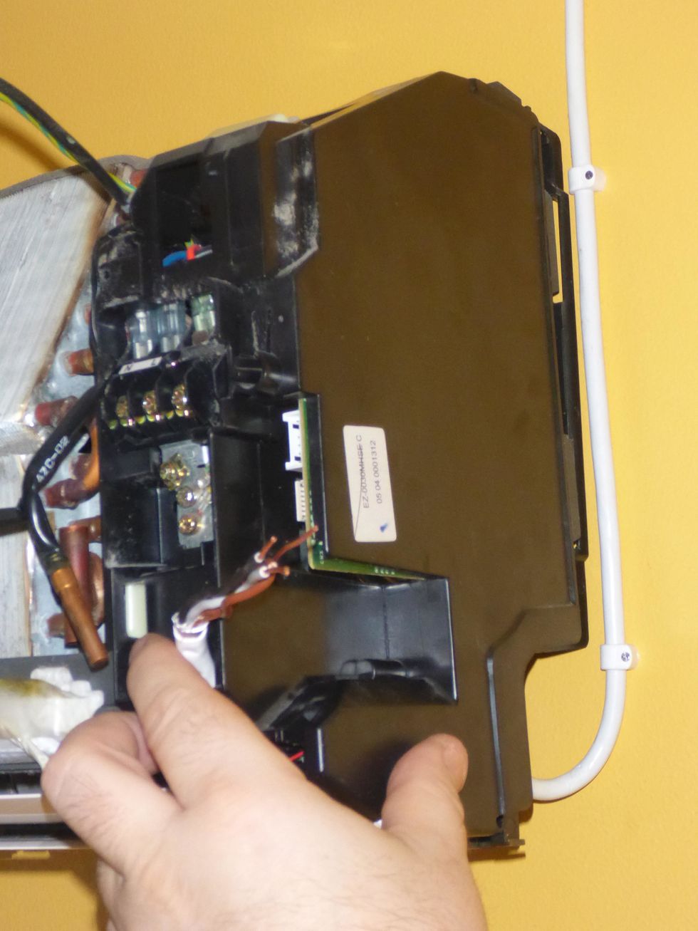 The circuit board unit should come off.