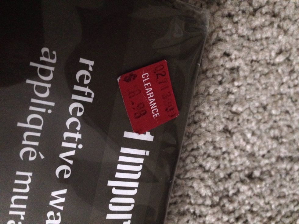 The clearance sticker read $8.98 but at the register it was only $4.98!!!!! SCORE!!!!