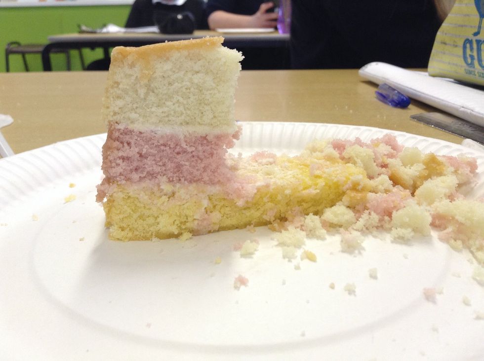 The cliff has now retreated