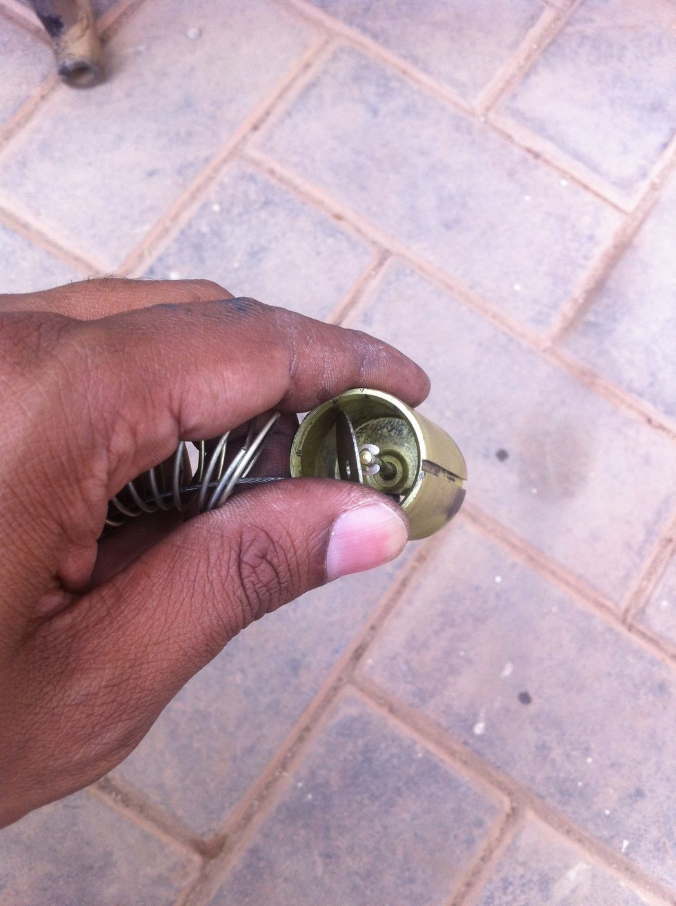 The clip gets released.