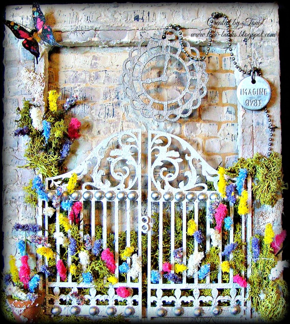 The Clock was hung with ball chain and a IDEAOLOGY token for interest.