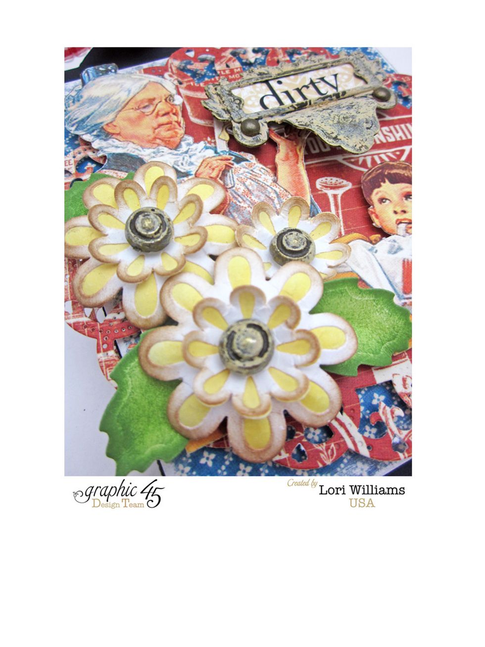 The close up of the back side of the tag.