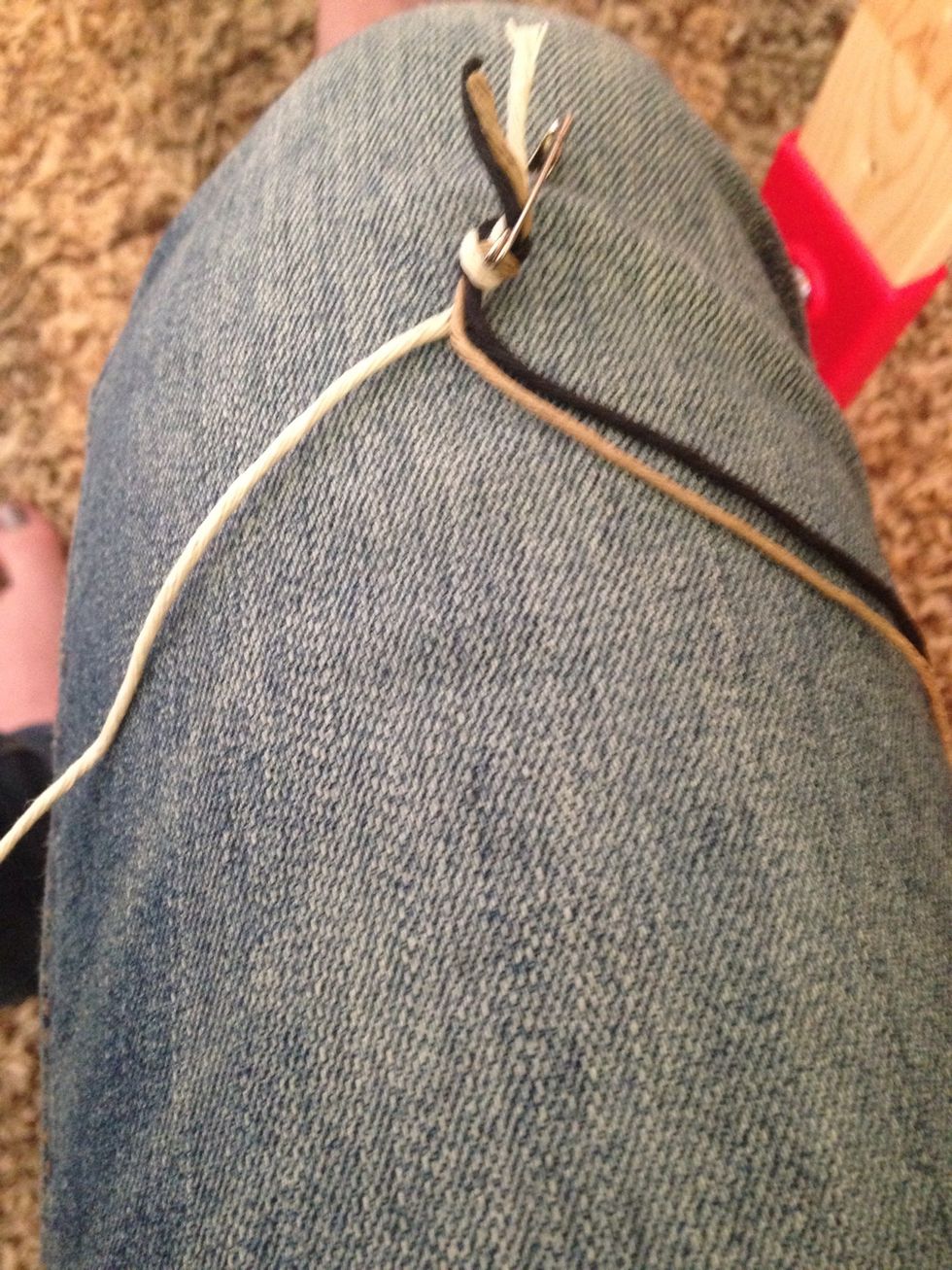 The color that you want to see first, separate that string from the other strings