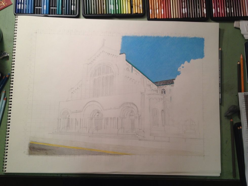 The colorless blender works great here