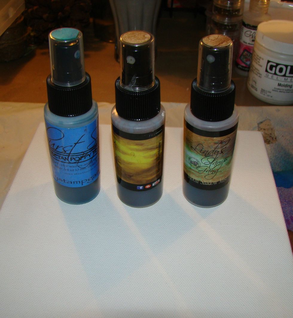 The colors of my choice were... Tibetan Poppy Teal, Golden Doubloons & Treasure Island Turquoise