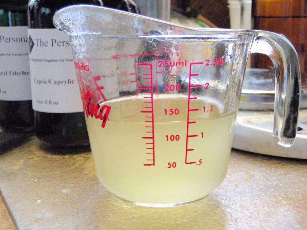 The colour of your bar depends upon your ingredients. If you use refined shea with fractionated coconut oil and white beeswax, you'll get a white to slightly yellow bar..,