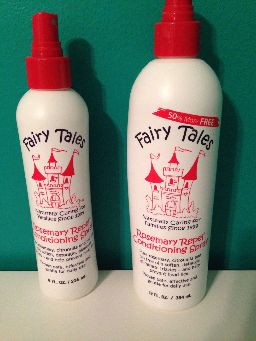 The company Fairy Tale makes spray for lice. This spray can also double as a detangler! Lice hate rosemary so this will hopefully draw them away. There is a little bottle and a big bottle.