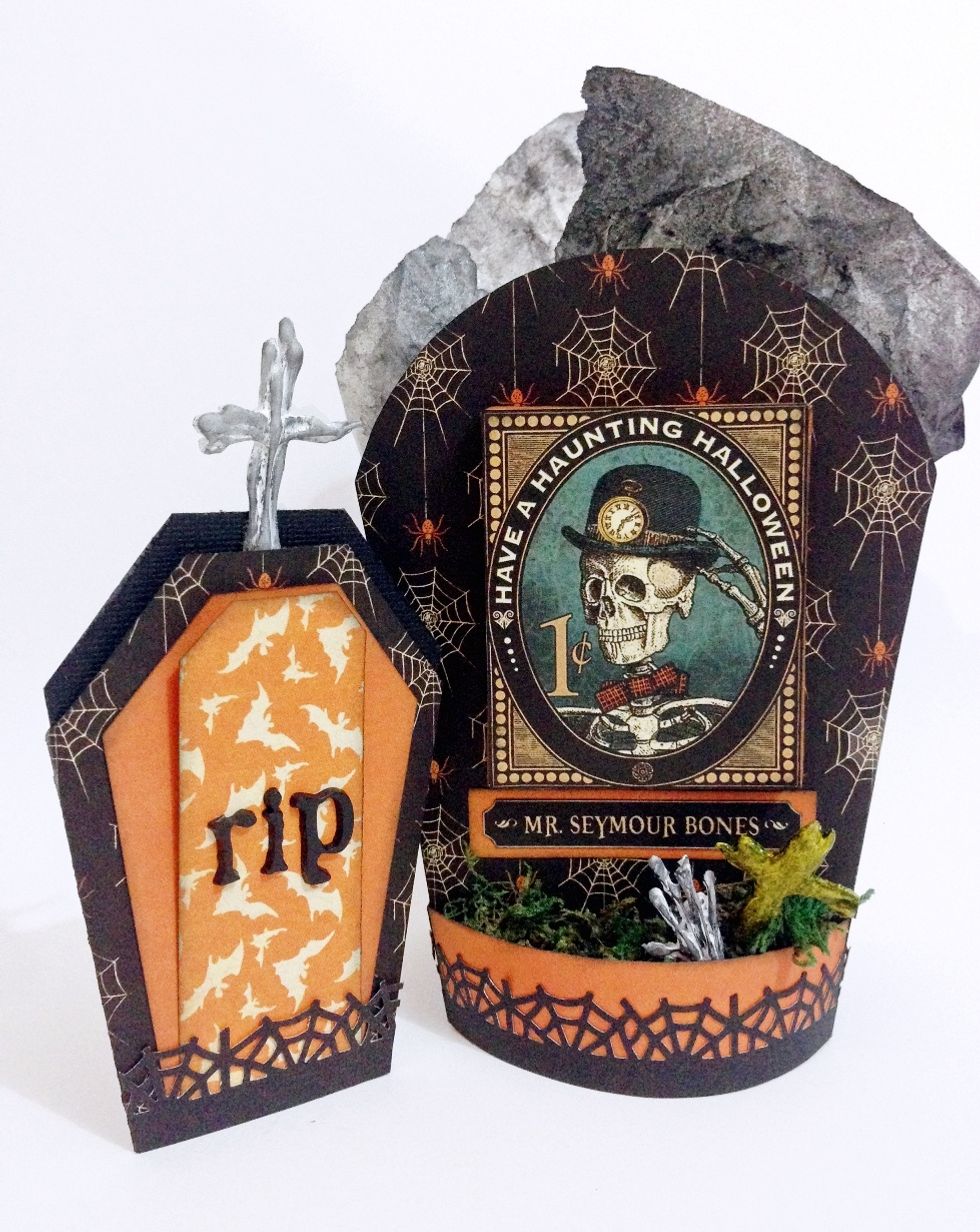The complete tomb party gift set for Mr. Seymour Bones as shown...