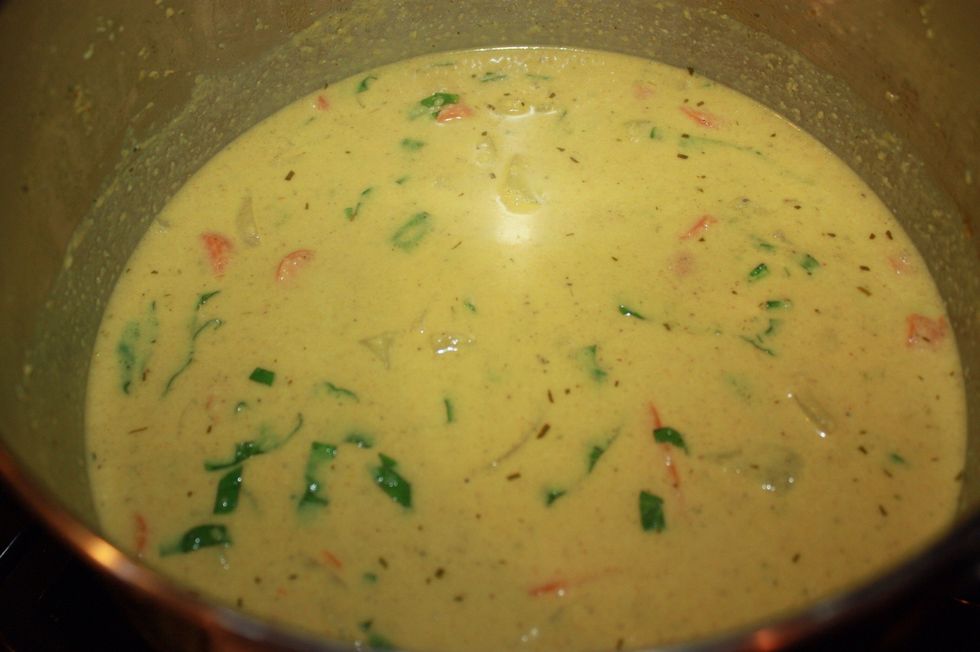 The curry is ready!