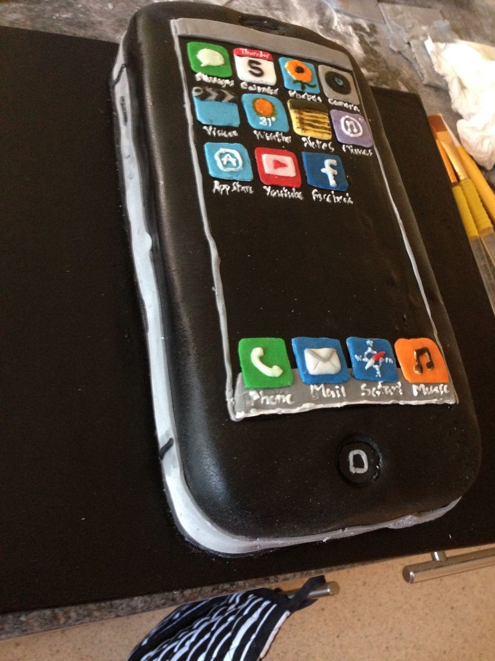 The date is the birthdate and the temperature is the age. P.S. Excuse the mess.