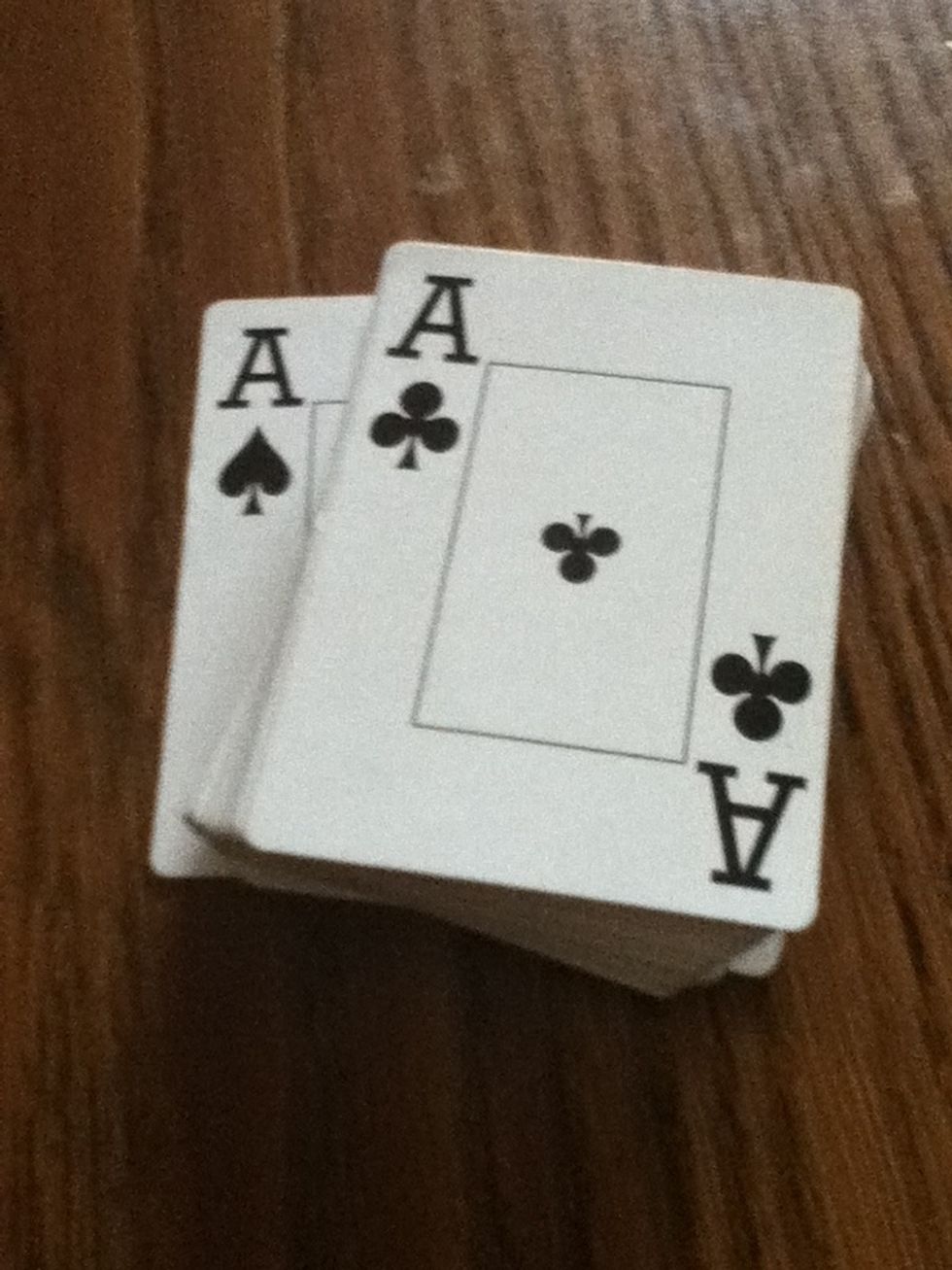 The deck will be in the same order. Not just the top and bottom but all of the deck will be the same.