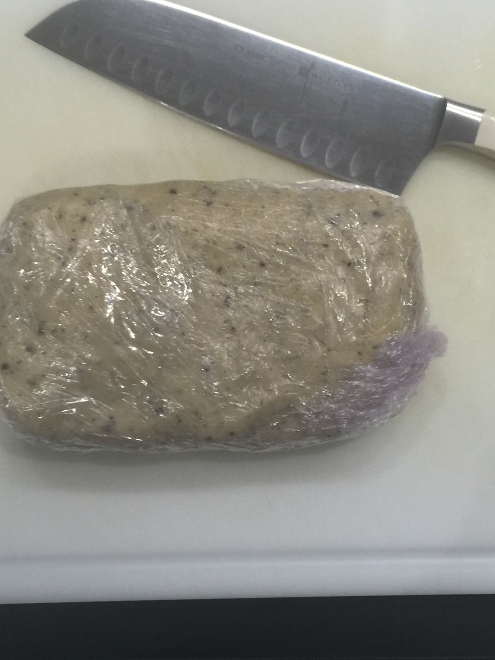 The dough after 1 hr