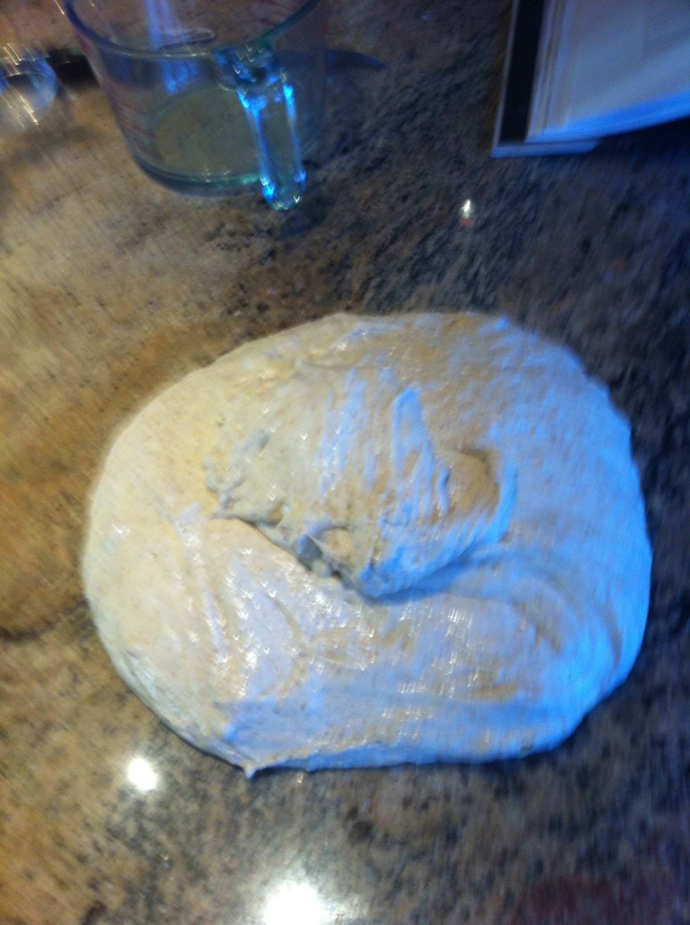 The dough is ready.