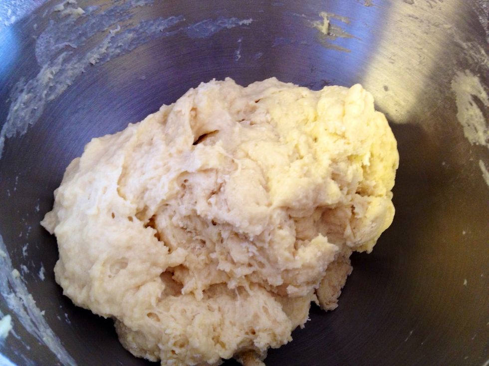 The dough should look like this.