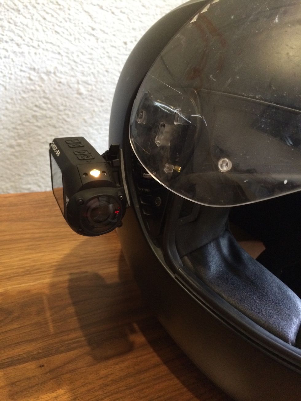 The Drift action camera has no place in the box since it is waterproof and will be mounted on my helmet or motorbike when I'm on the move.