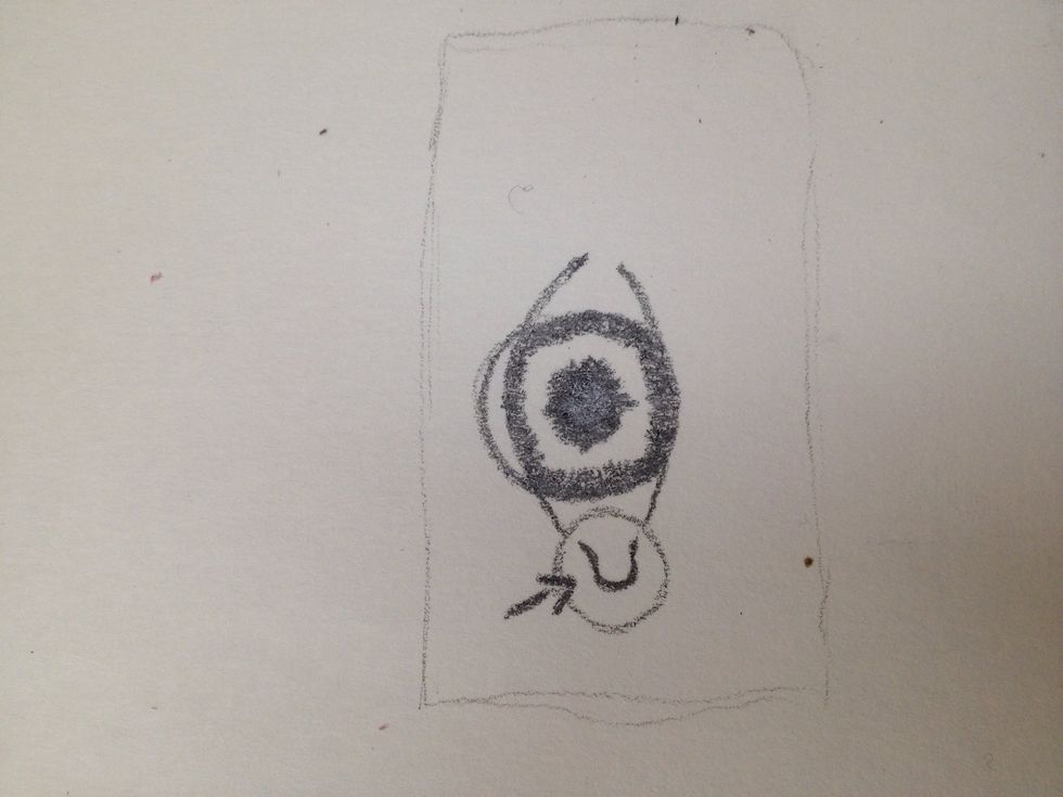 The edges of the iris are of a similar darkness as the part around the pupil.