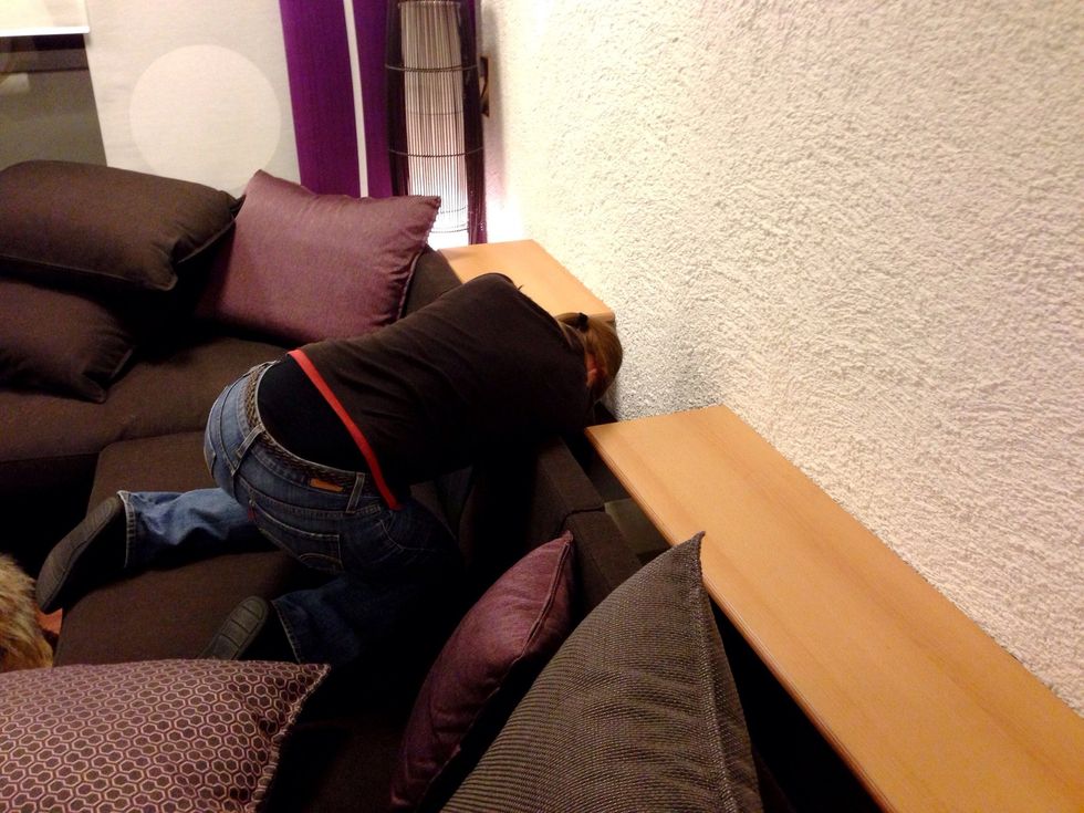 The electrician forgot something...