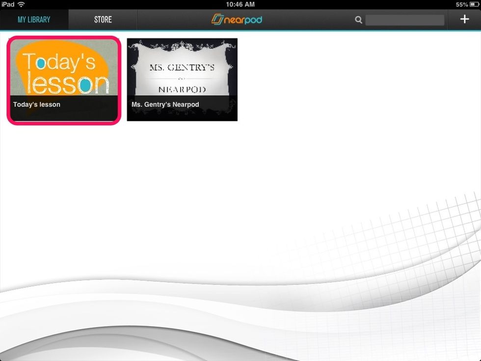 The Featured Nearpod Presentation will download into your library then be available for use.