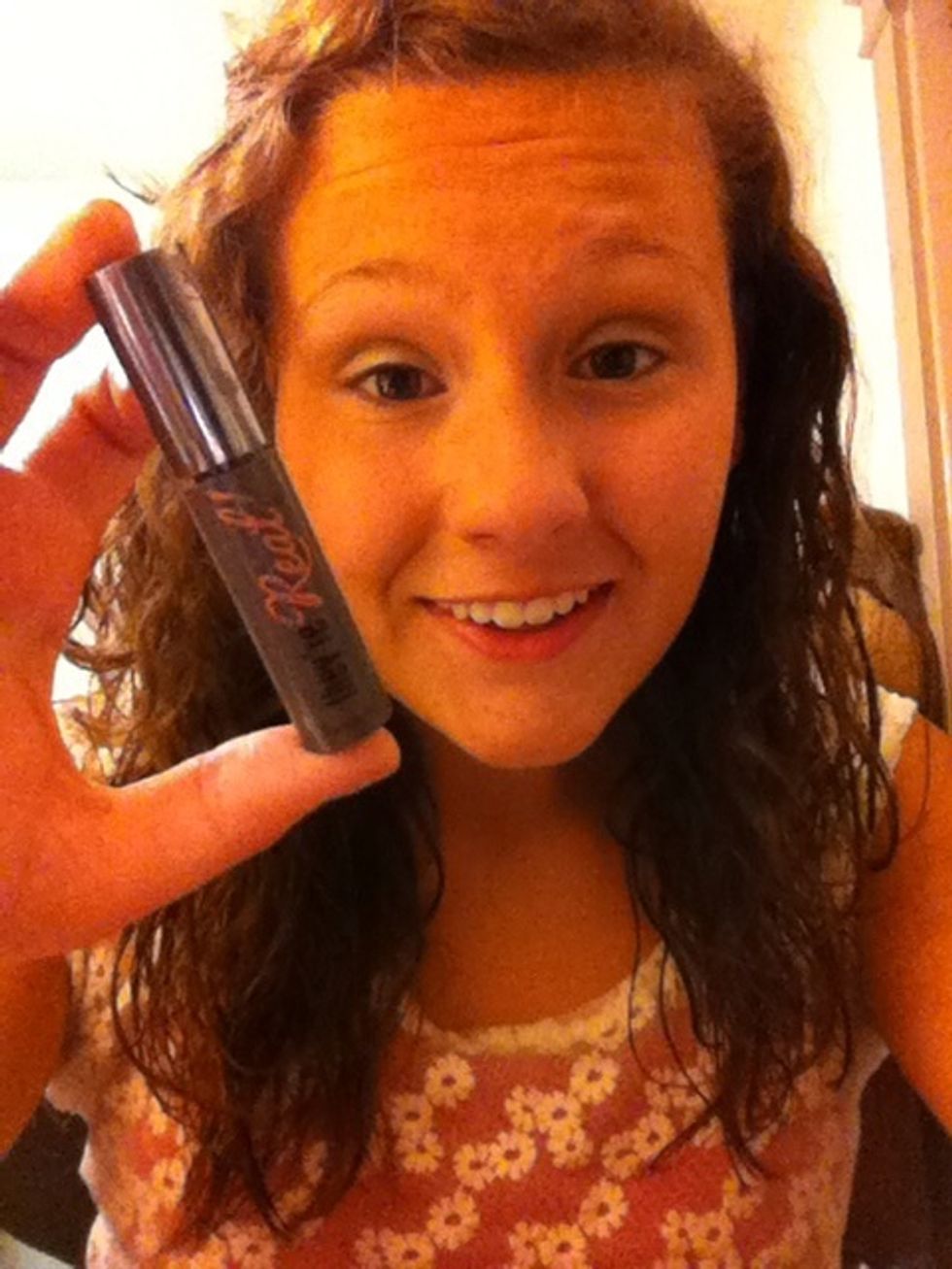 The final step is to add the mascara of your choice. I used the Benefit Cosmetics They're Real Mascara.