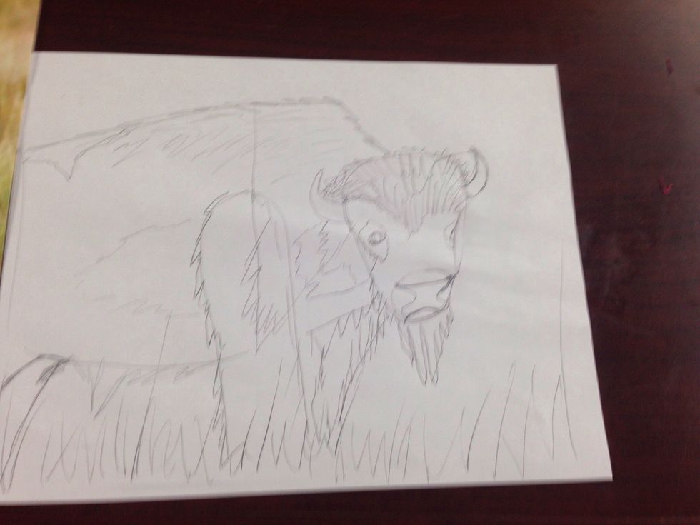 The final steps to creating texture is about shading which is another lesson.