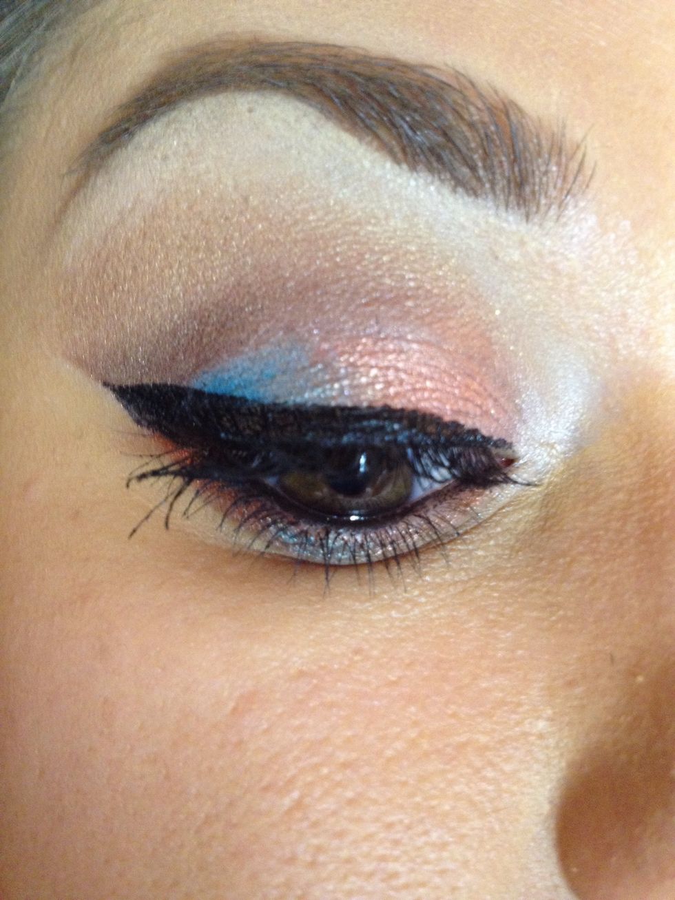 The finished look.