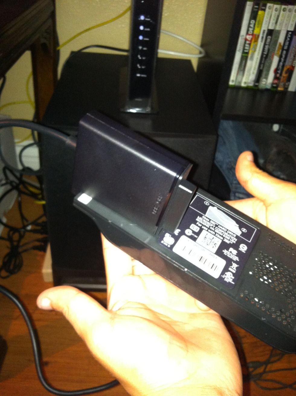 The finished product. So pretty...I mean my boyfriends hands, not the hard drive. \ud83d\ude1d