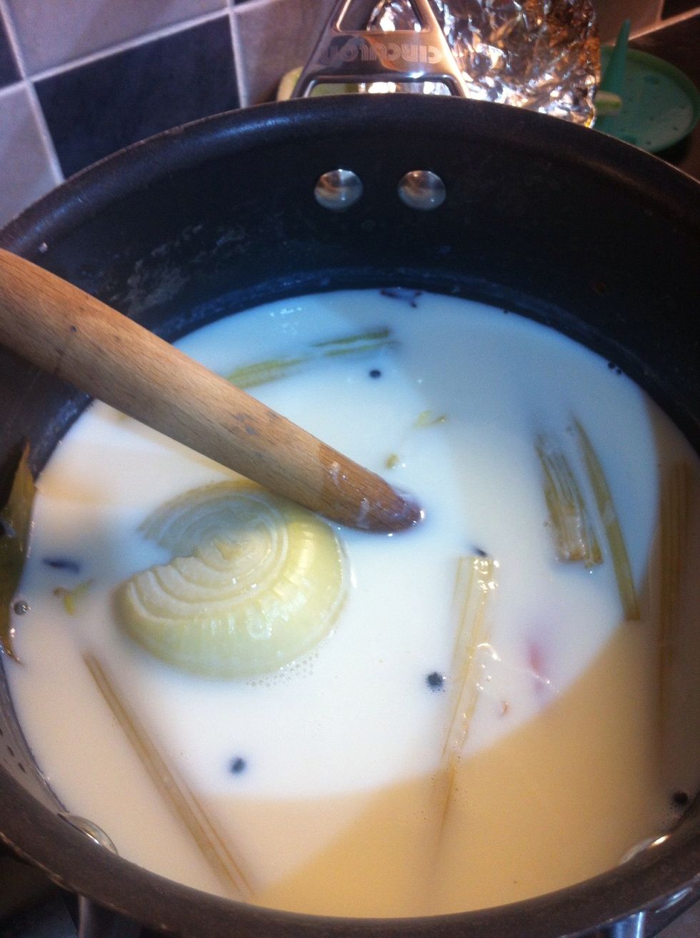 The first 7 ingridiantes in the supplies list Leave on a low heat for 15 minutes then turn off the heat and leave it for one hour. This way it will taste really really good. Or you can skip the waitin