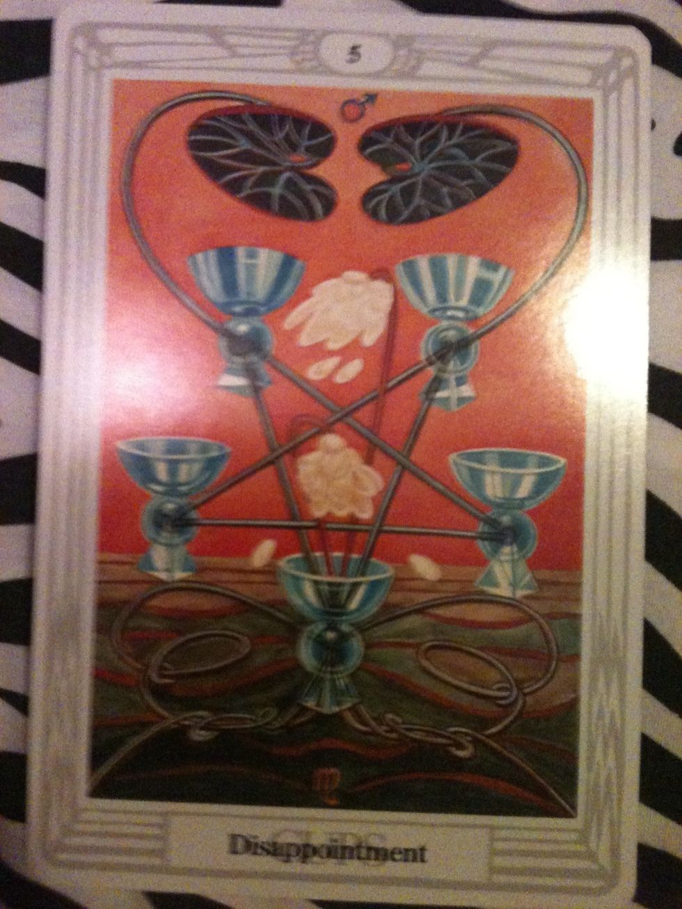 The first card you pull out will be the querent's recent past. Which is about a few weeks ago.