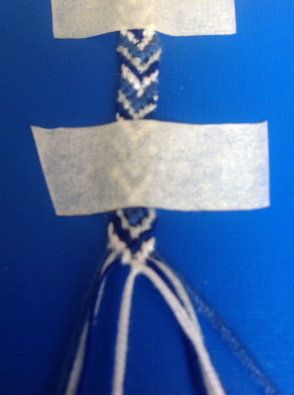 The first chevron completed !