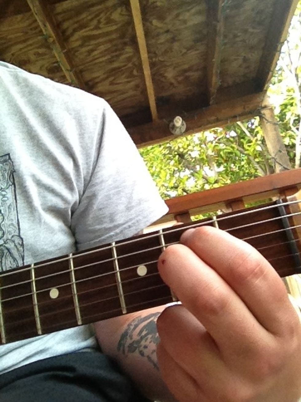 The first chords is "E minor."