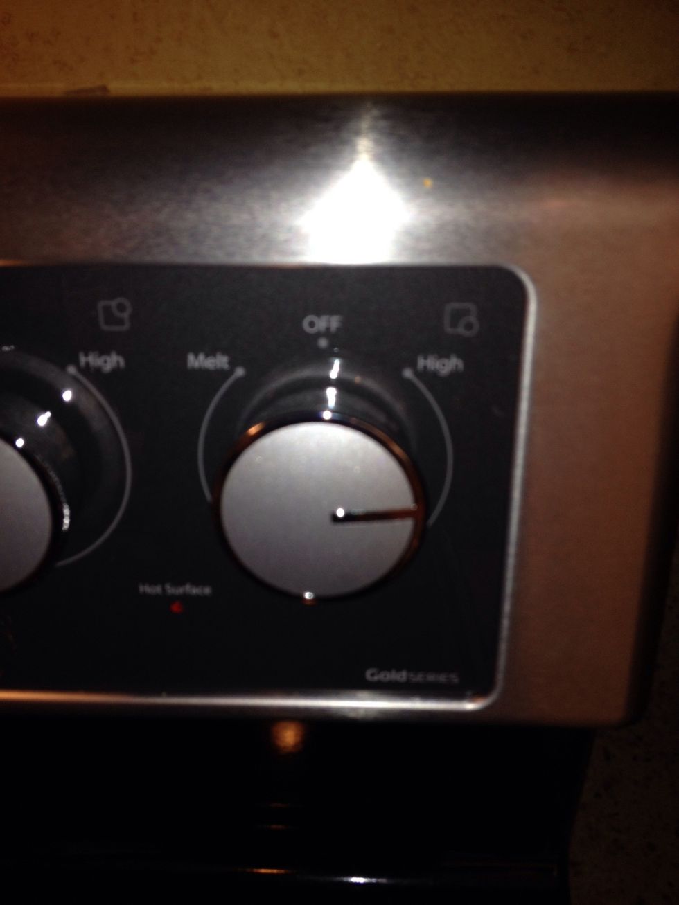 The first step is to make sure you turn your burner on so the egg will cook!