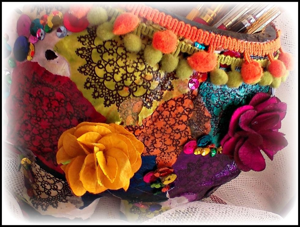 The flowers added that little special touch and I love all the wonderful colors.