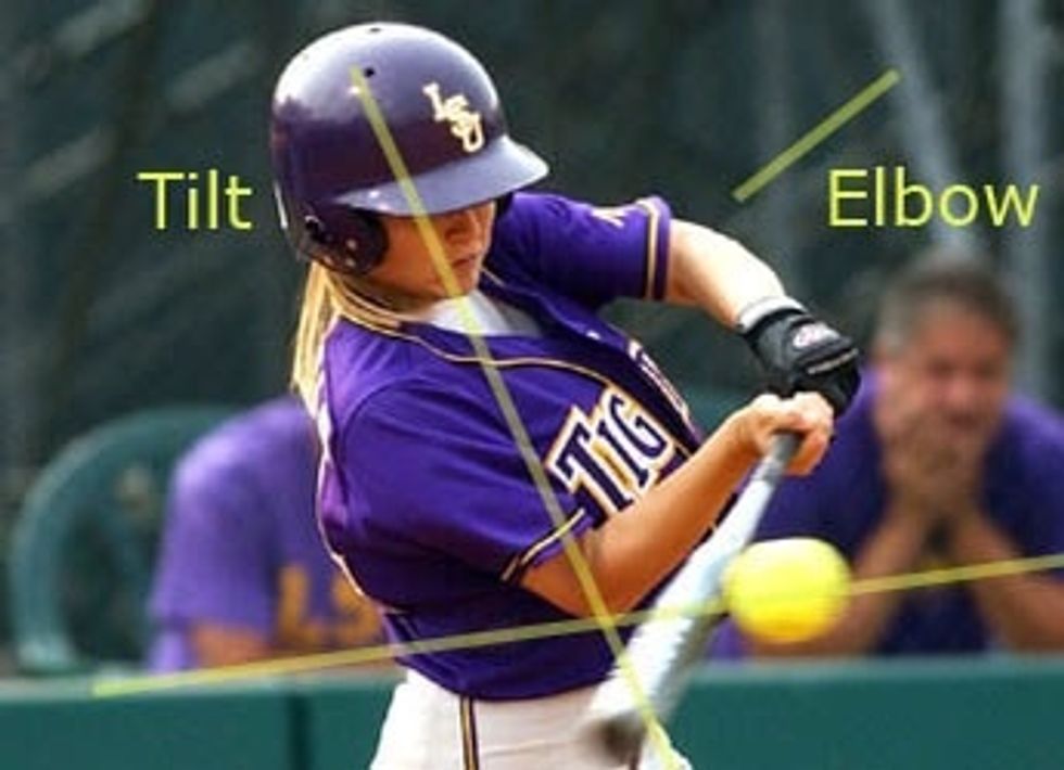 The focus on the ball is the most important part. Your eyes should be focusing on the ball the whole time. Your eyes should be watching the ball from the wind up till you make complete contact.