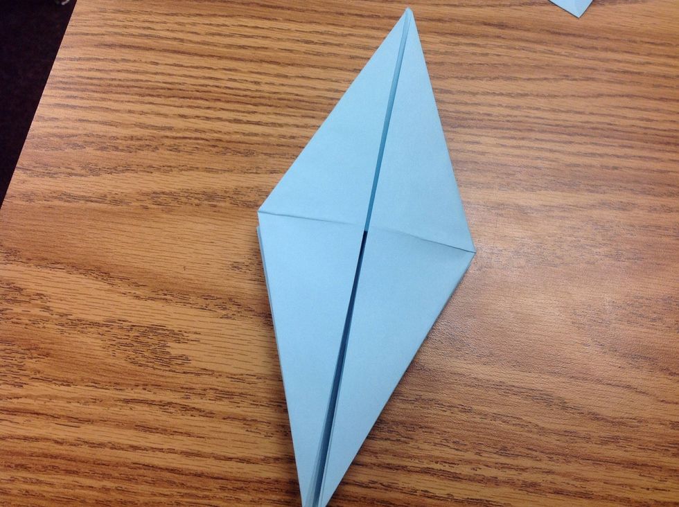 The fold should look like so.