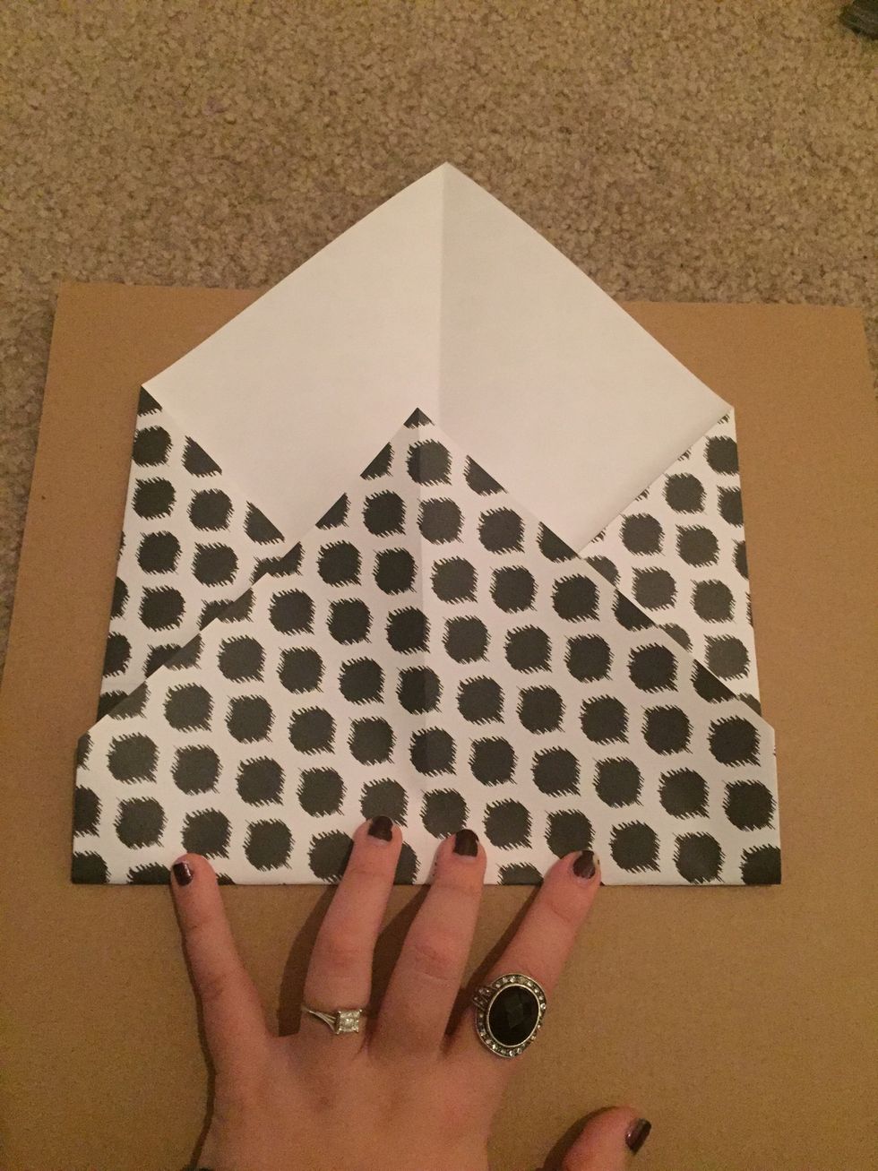 The fold should look like this.