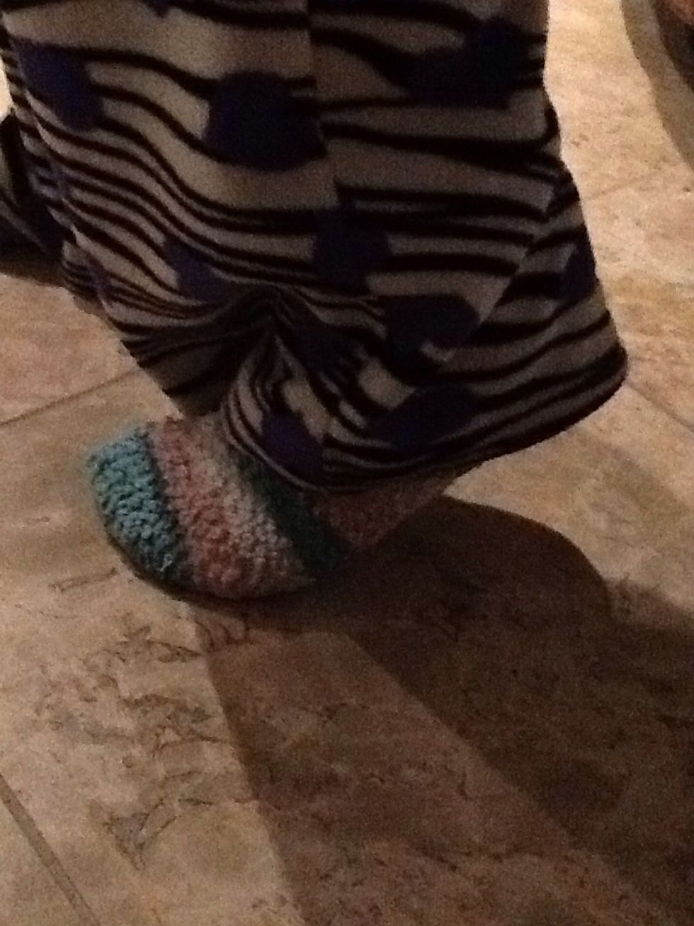 The foot that is back should look like this. ^^^