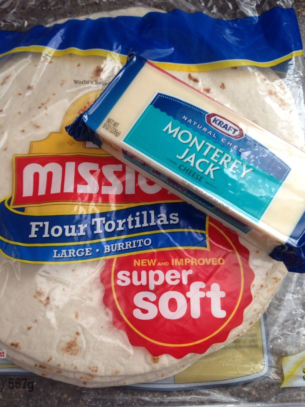 The foundation and gooey goodness of the quesadilla.