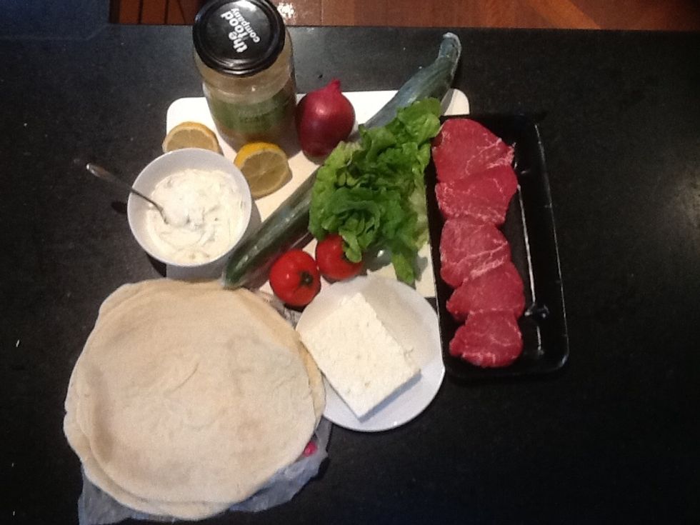 The fresh ingredients from South Melbourne Market