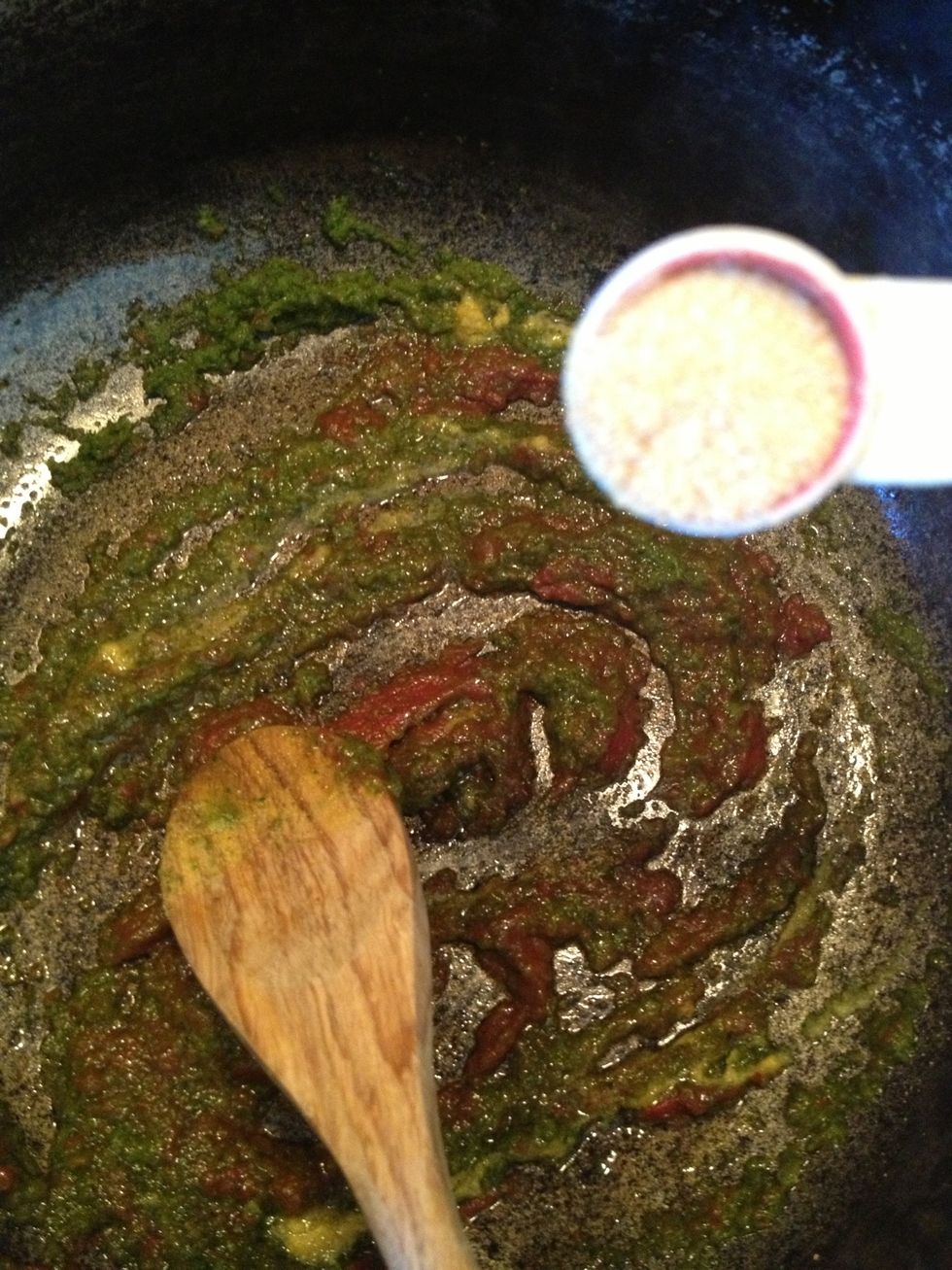 The garlic powder