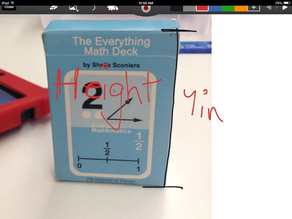 The height when you round to the nearest inch is 4 in.