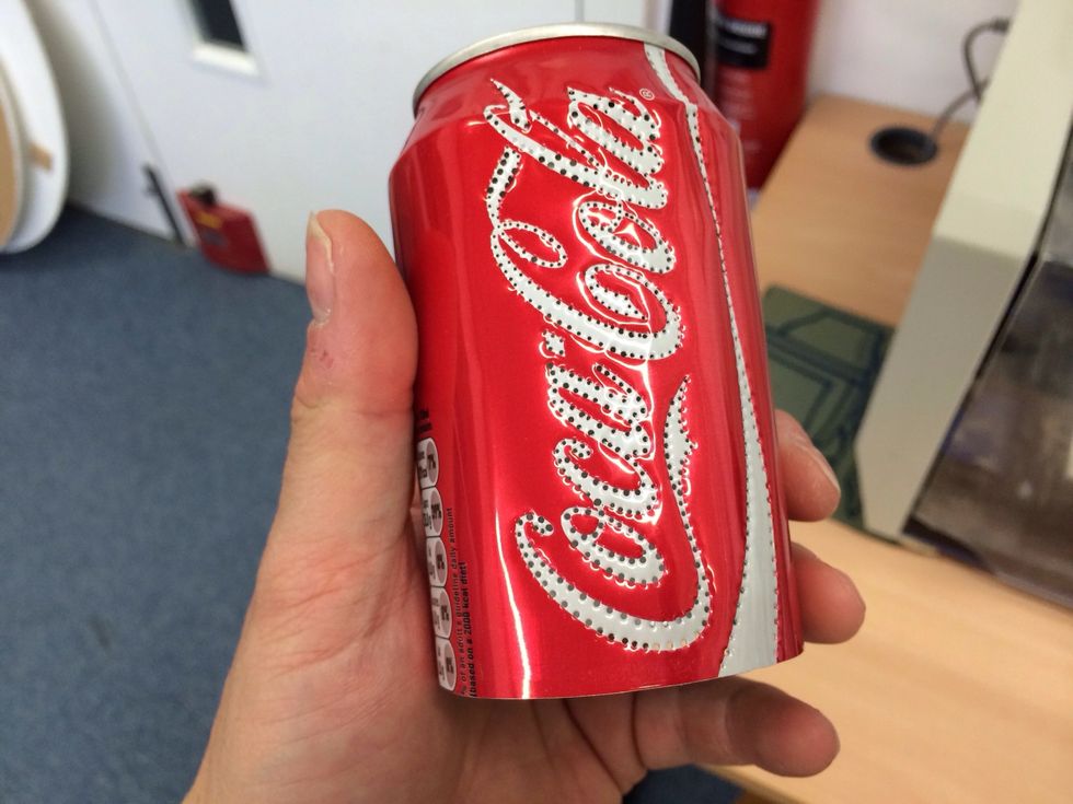 The holes in the can...