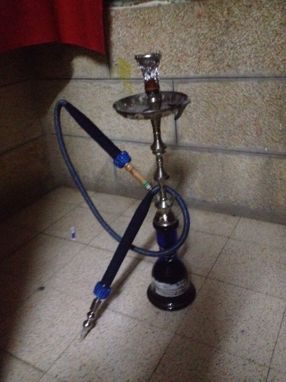 The hookah is ready now