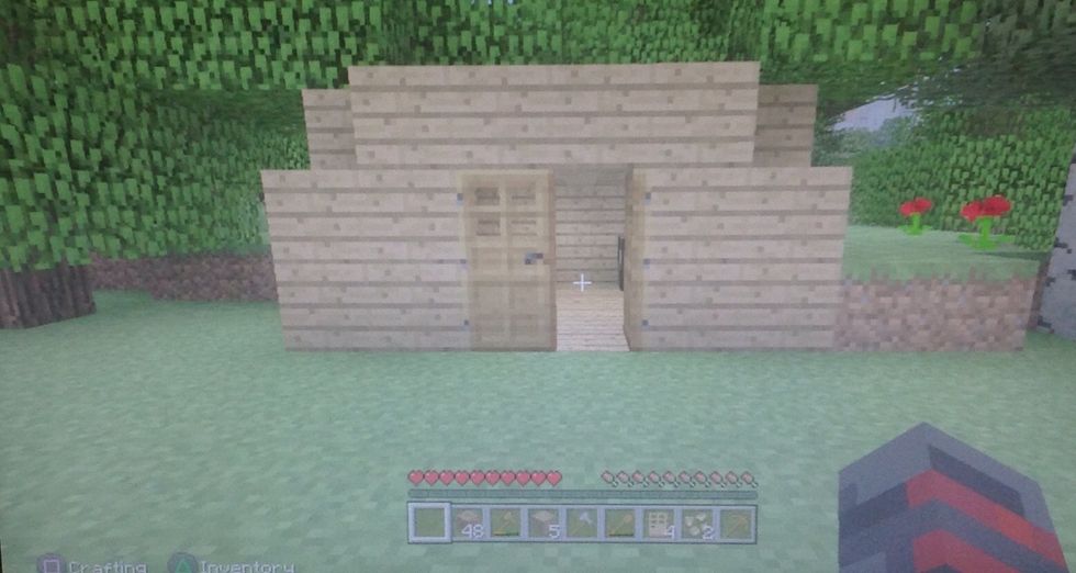 The house is finished. Add on if needed to make the house fit you.