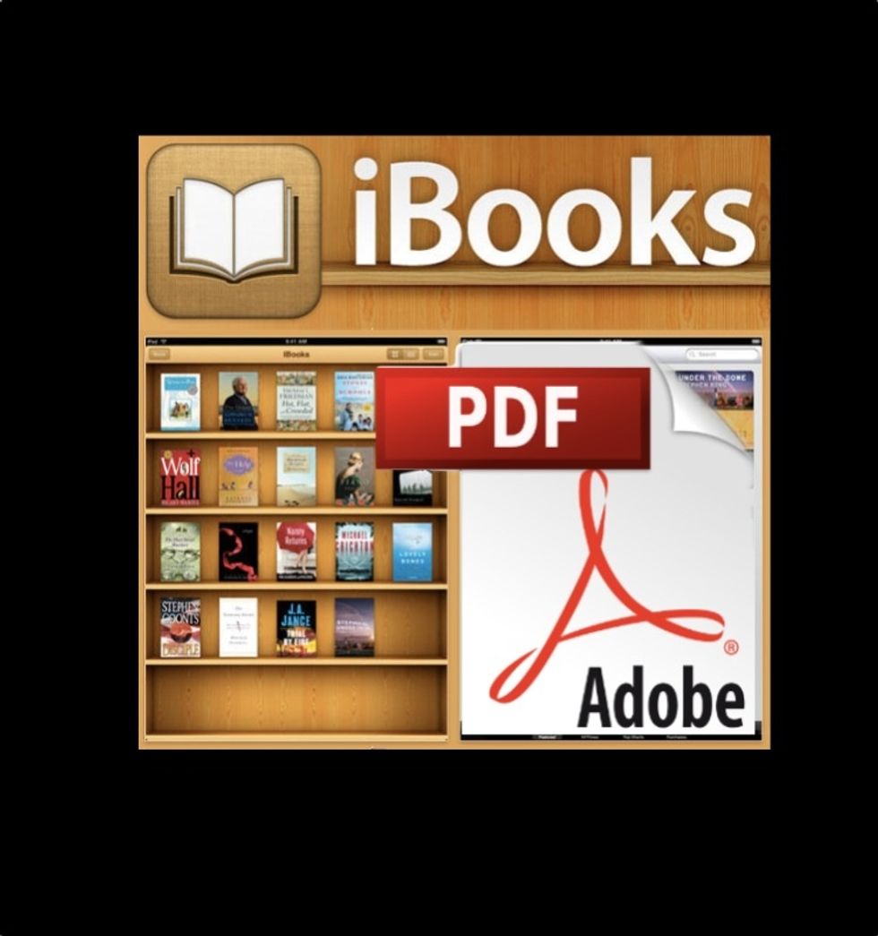 THE IBOOKS APP IS A GREAT WAY TO VIEW YOUR PDF FILES.