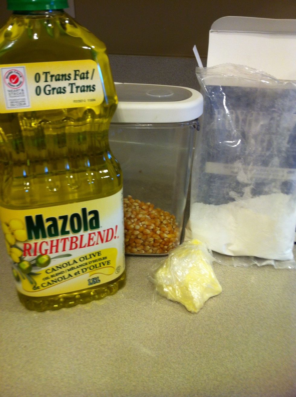 The ingredients I use.