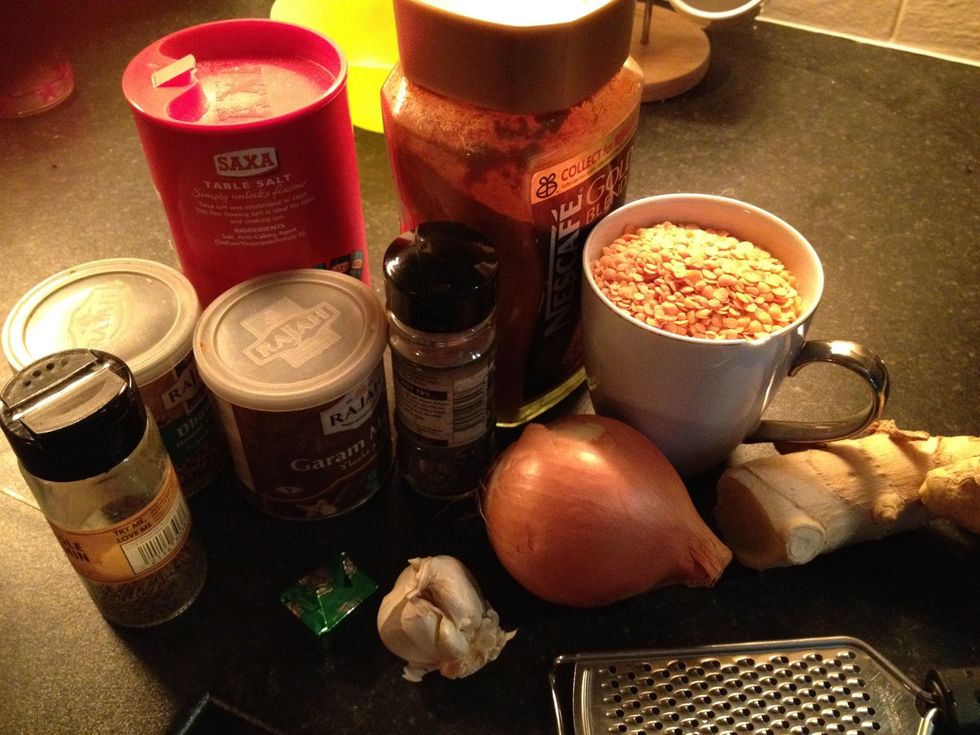 The ingredients.